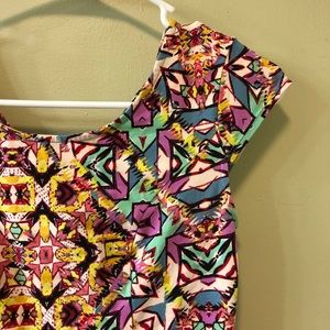 Patterned casual dress